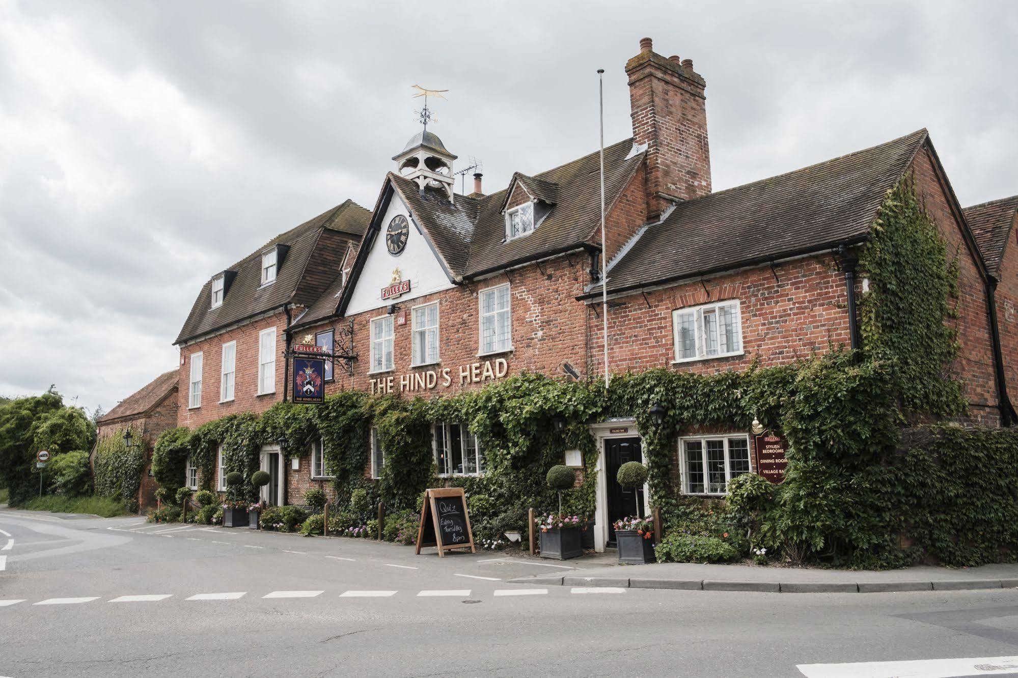 Hinds Head Hotell Aldermaston Exteriör bild