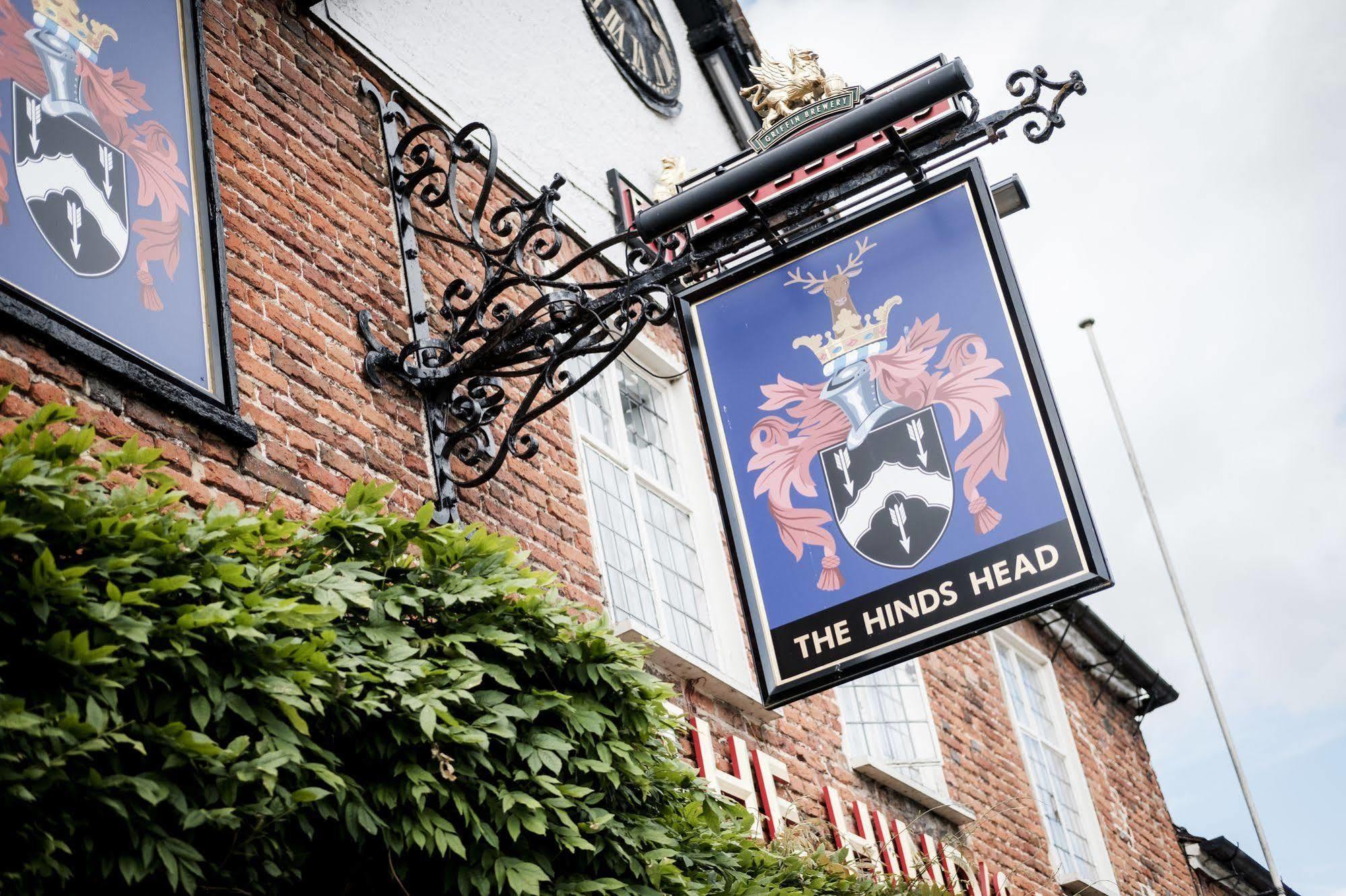 Hinds Head Hotell Aldermaston Exteriör bild