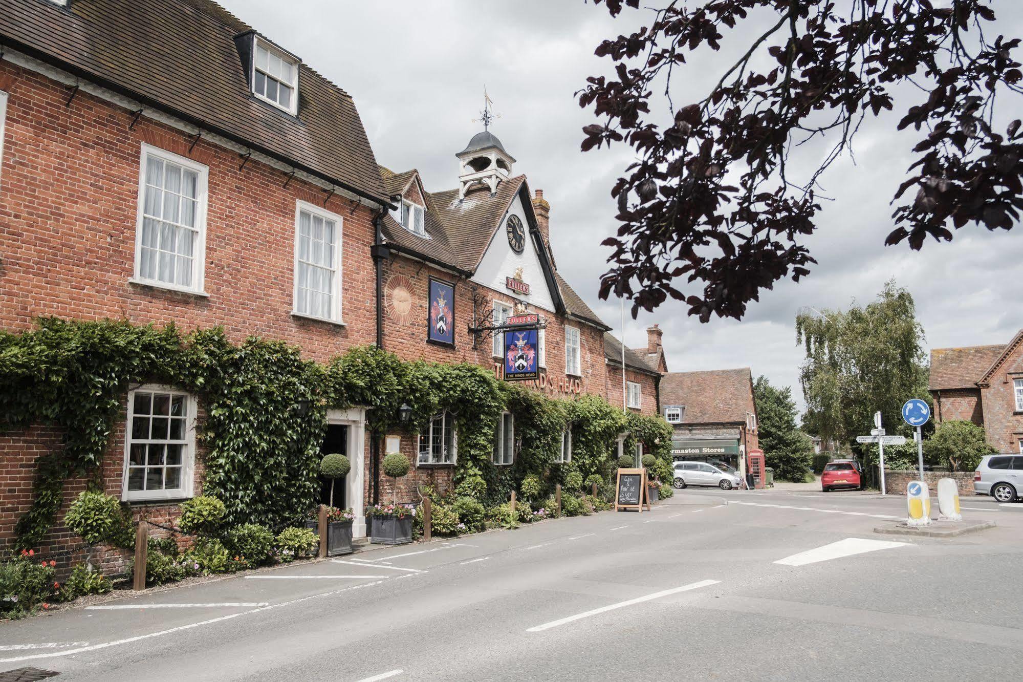 Hinds Head Hotell Aldermaston Exteriör bild